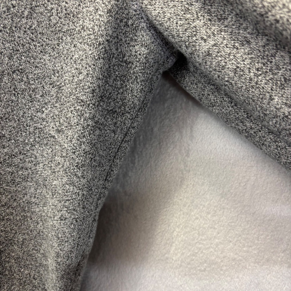 Roots 1/4 Zip Sweatshirt Womens Medium Gray Heathered Beaver Maple Leaf Casual - Picture 10 of 12